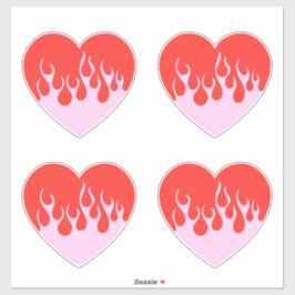 Feuerherz Aufkleber
