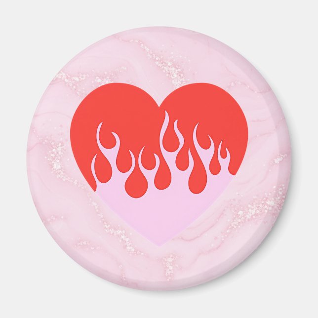 Feuerherz Magnet (Vorne)