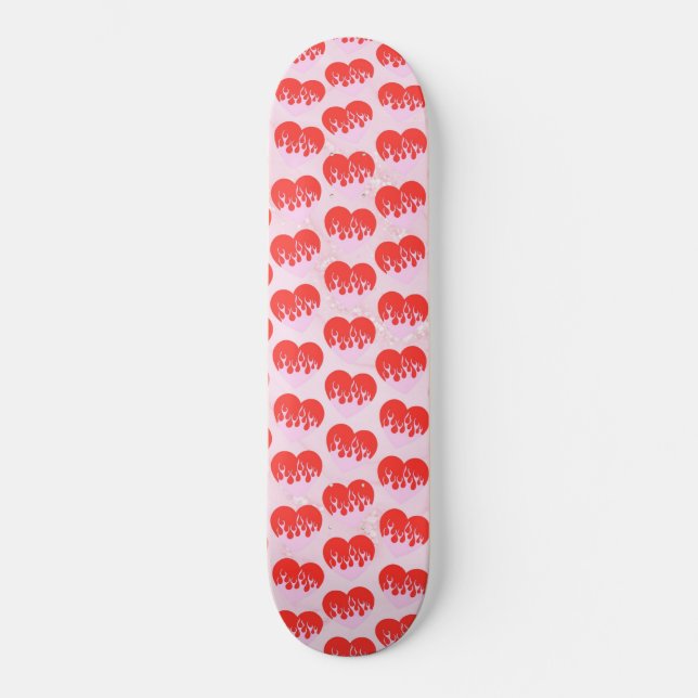 Feuerherz Skateboard (Vorderseite)