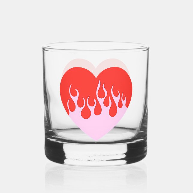Feuerherz Whiskyglas (Vorderseite)