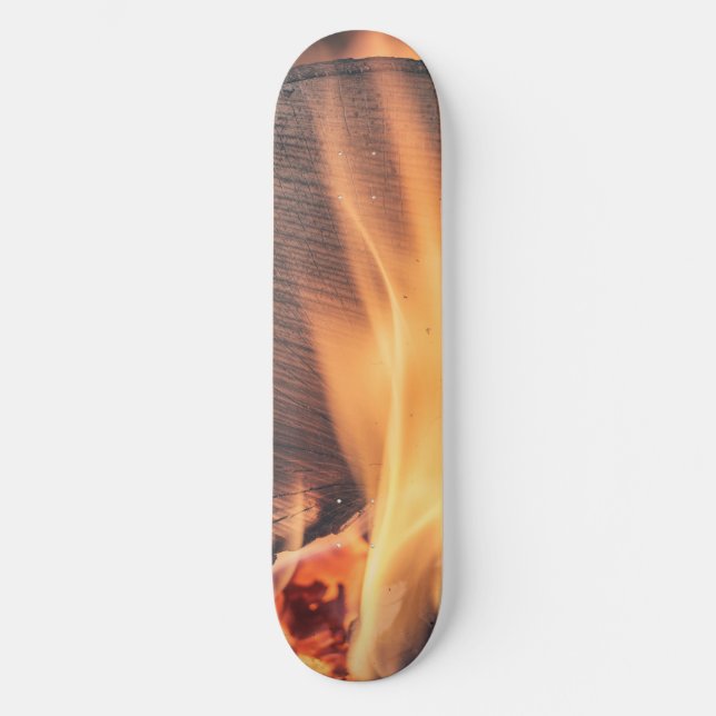 Feuerholz Skateboard (Vorderseite)