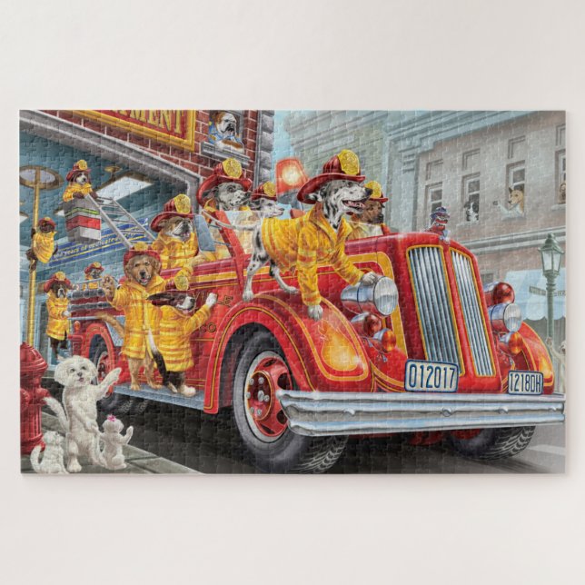 Feuerhunde Puzzle (Horizontal)