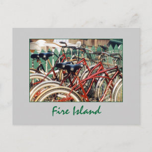 'Feuerinsel-Fahrräder' Postkarte
