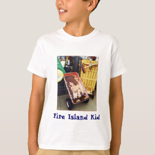 'Feuerinsel-Kind' farbige Wagen Kid's T - Shirt