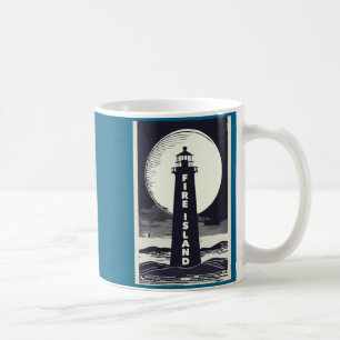Feuerinsel Leuchtturm New York Mond Kaffeetasse