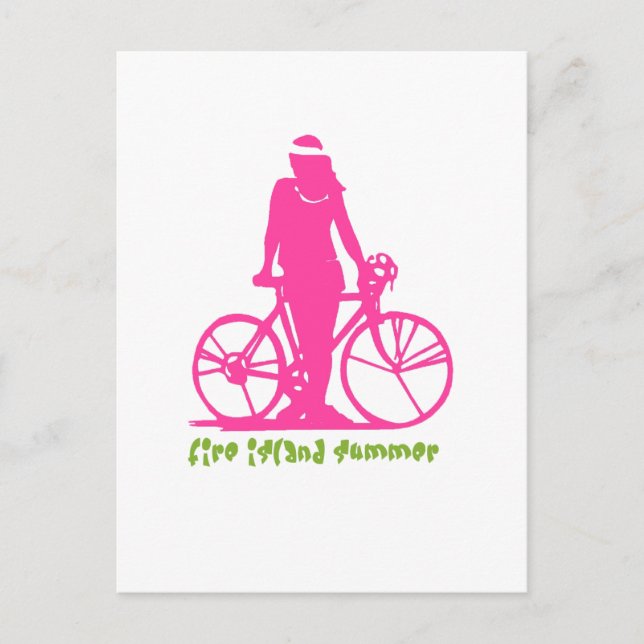 Feuerinsel Sommer Postkarte (Vorderseite)