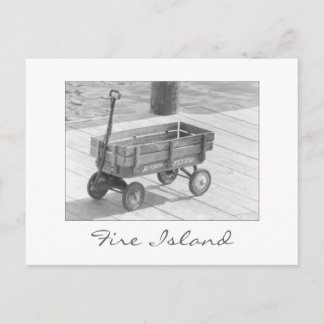 'Feuerinsel-Wagen' Postkarte