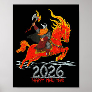 Feuerjahr des Pferdes – Chinesisches Neujahr des S Poster
