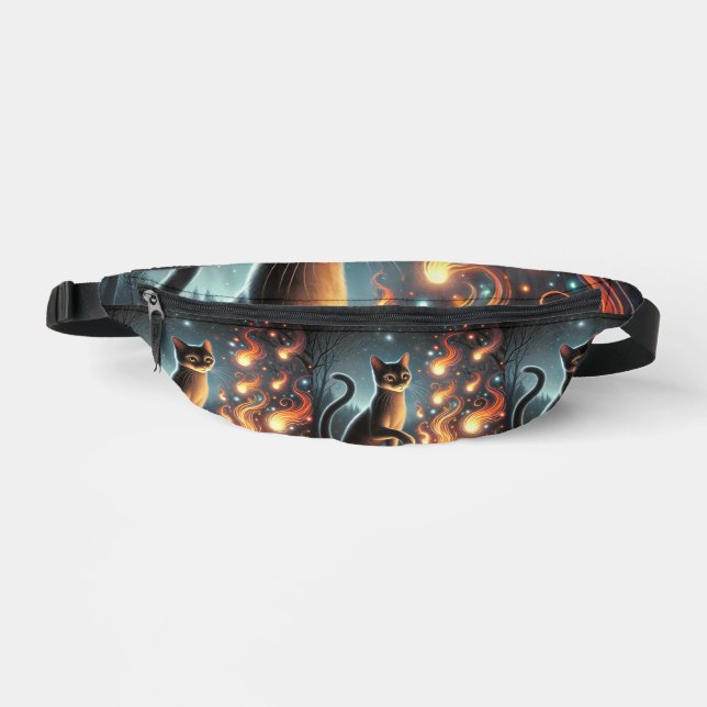 Feuerkatze Bauchtasche (Vorderseite)