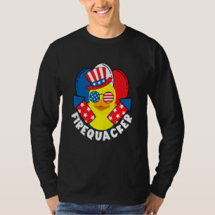 Feuerknaller 4. Juli Feuerknaller Kind Gummi Ente T-Shirt