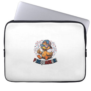 Feuerknaller Patriotische Ente Vintage-Shirt-Desig Laptopschutzhülle