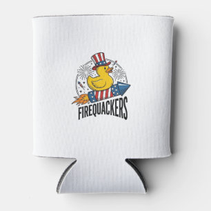 Feuerknaller Patriotische Enten-Feuerwerk-Shirt-De Dosenkühler