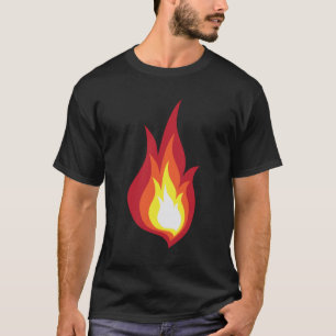 Feuerkostümflamme - sie glüht Feuerwerke T-Shirt