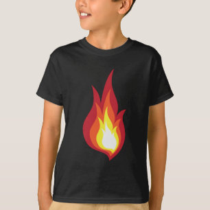 Feuerkostümflamme - sie glüht Feuerwerke T-Shirt