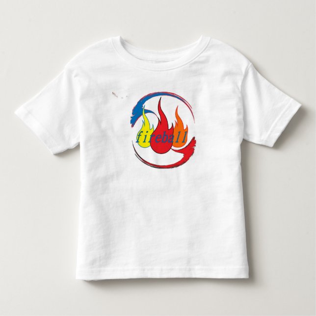 Feuerkugel Kleinkind T-shirt (Vorderseite)