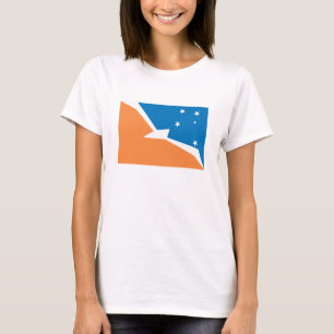 Feuerland-Flaggen-T - Shirt