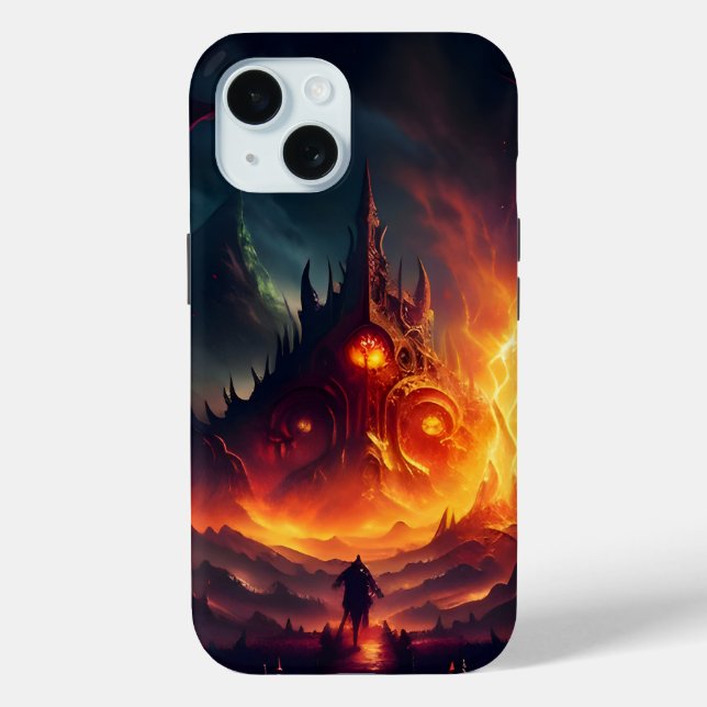 Feuerland und Brimstone Landschaft 4 Case-Mate iPhone Hülle (Rückseite)