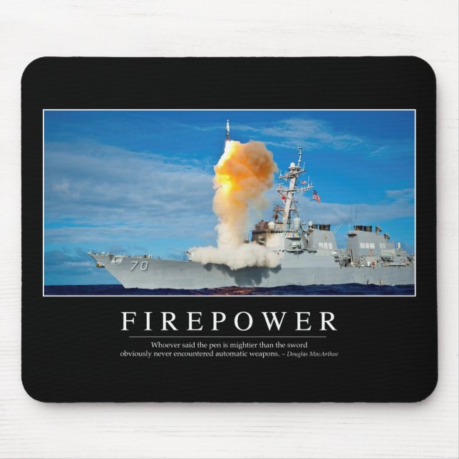 Feuerleistung: Inspiration Mousepad (Vorne)