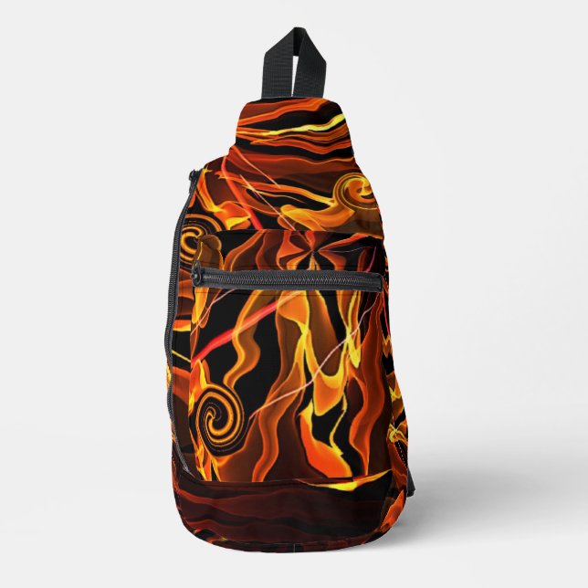 Feuerlicht Crossbody Bag (Vorderseite)