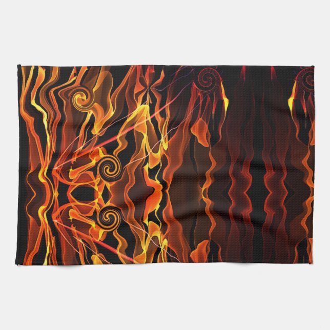 Feuerlicht Geschirrtuch (Horizontal)