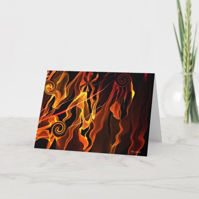 Feuerlicht Karte (Vorderseite)