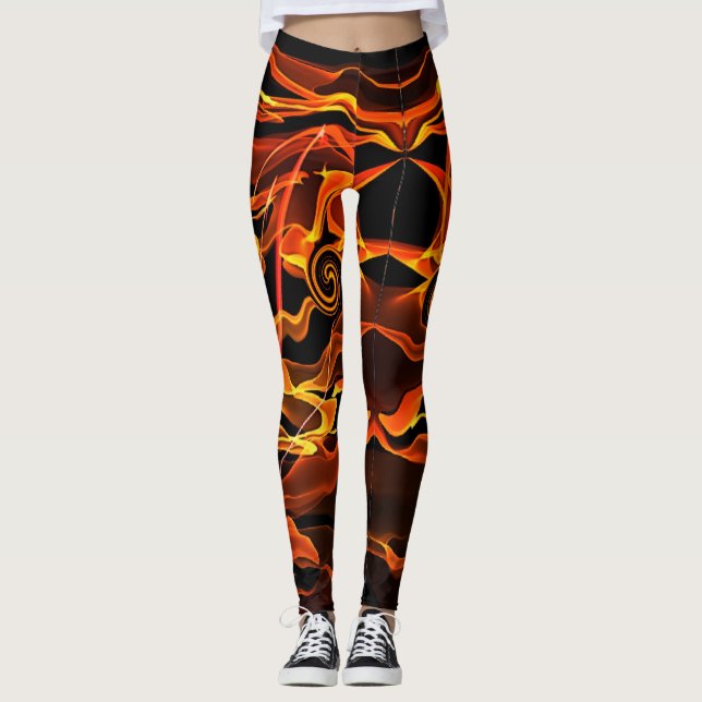 Feuerlicht Leggings (Vorderseite)