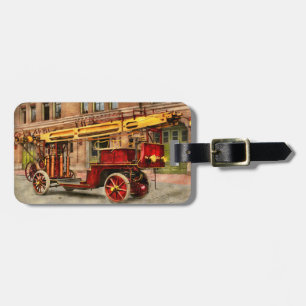 Feuerlkw - Ein Elektroleiter 1907 Gepäckanhänger