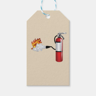 Feuerlöscher, der heraus Feuer-kundenspezifischen Geschenkanhänger