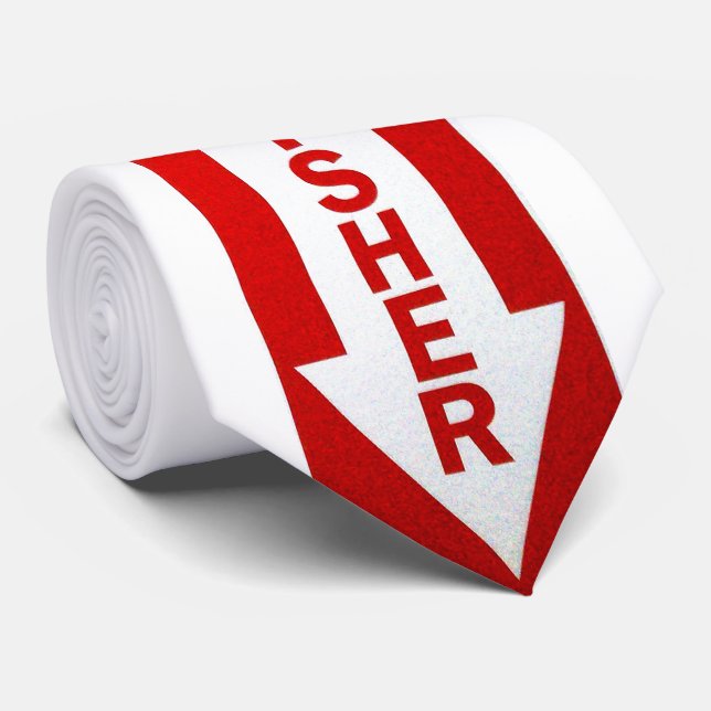Feuerlöscher-Krawatte Krawatte (Gerollt)