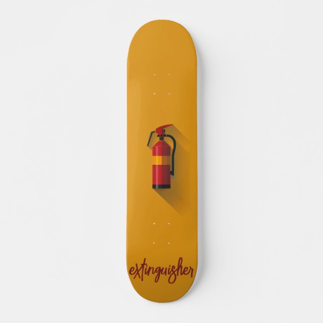 Feuerlöscher Skateboard (Vorne)
