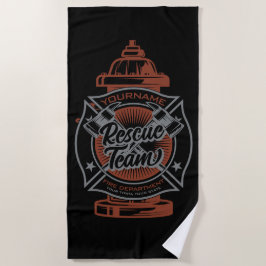 Feuerlöschhilfe-Team Strandtuch