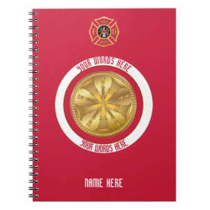 Feuerlöschleiter 5 - kundenspezifisches Notebook Notizblock
