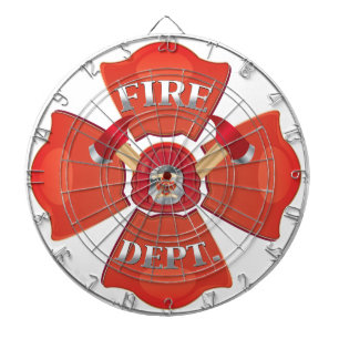 Feuerlöschlogos Dartscheibe