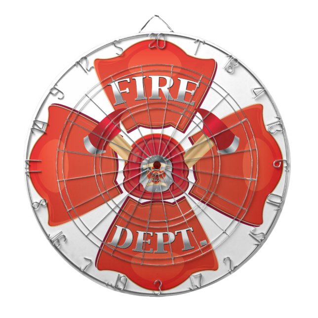Feuerlöschlogos Dartscheibe (vorne)