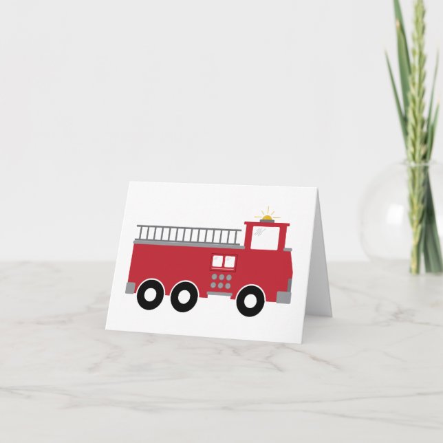 Feuerlöschmittel Dankeskarte (Vorderseite)