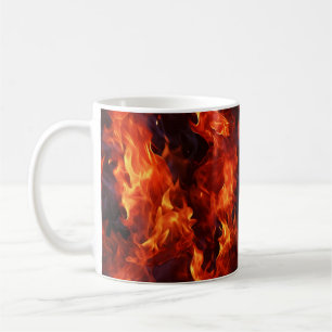 Feuerlöschmuster Kaffeetasse