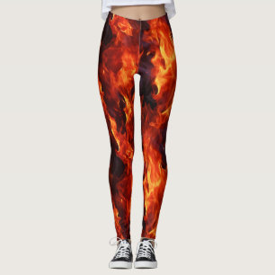 Feuerlöschmuster Leggings