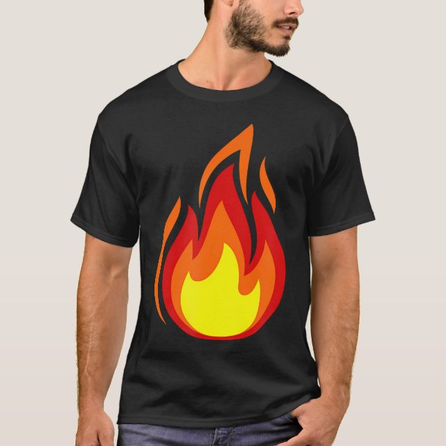 Feuerlöschsymbol T-Shirt (Vorderseite)