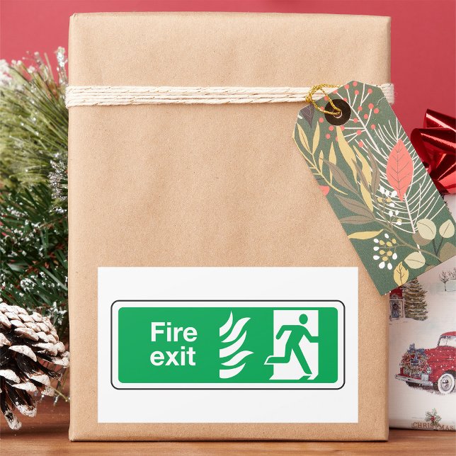 Feuerlöschzeichen Rechteckiger Aufkleber (Von Creator hochgeladen)