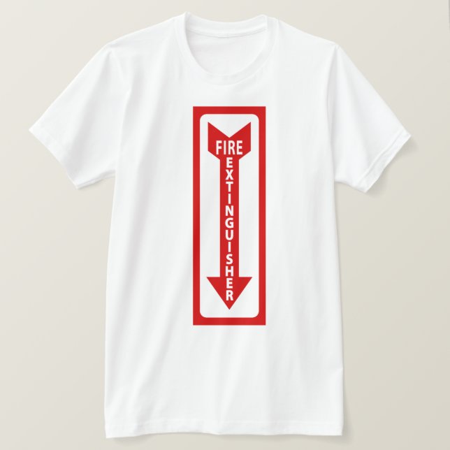 Feuerlöschzeichen T-Shirt (Design vorne)