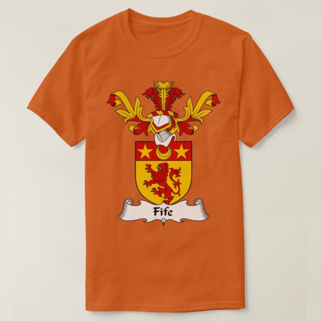 Feuermatte des Familienwappens T-Shirt (Design vorne)