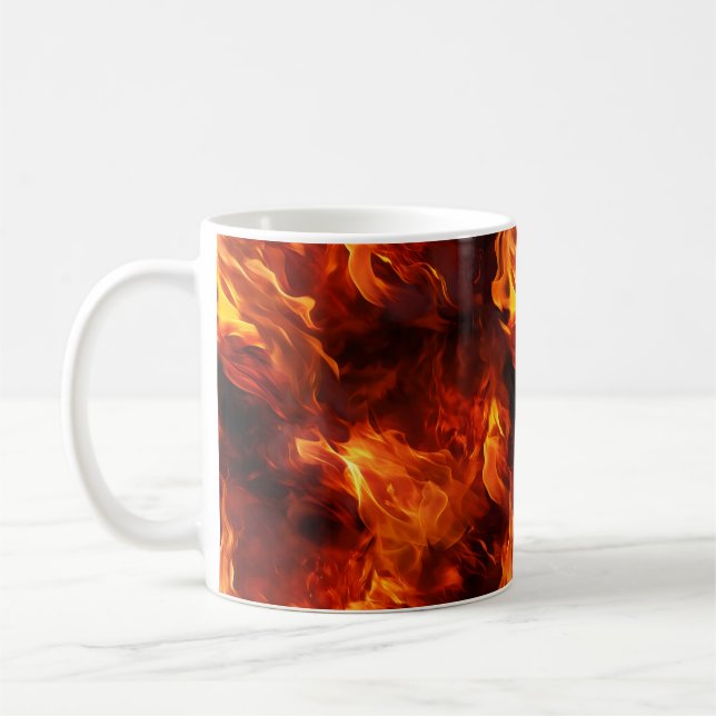 Feuermuster Kaffeetasse (Links)