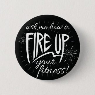 Feuern Sie oben Ihre Fitness ab Button