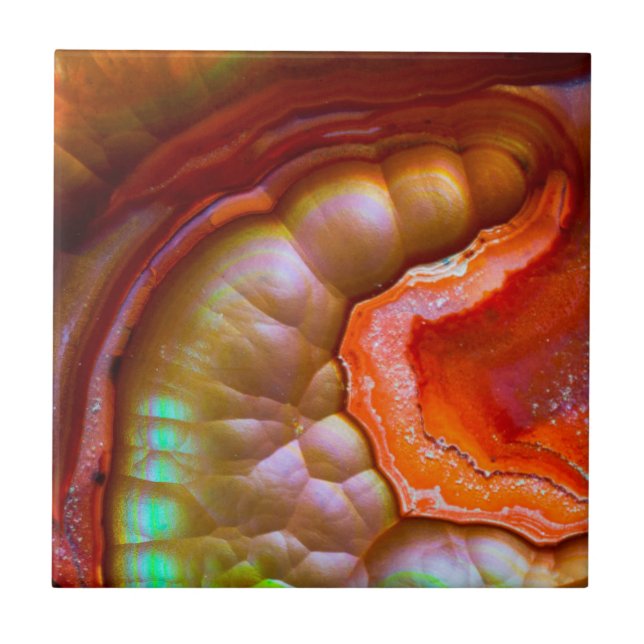 Feueropal Fliese (Vorderseite)