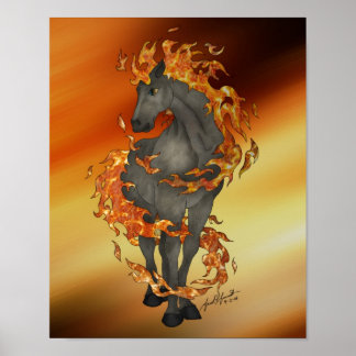 Feuerpferd (16x20) Poster