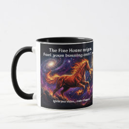 Feuerpferd "Brennende Ambition" Tasse