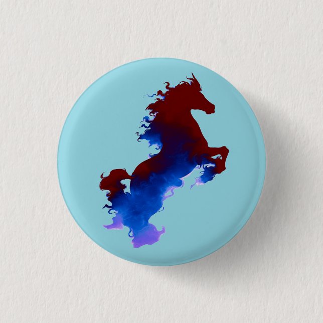 Feuerpferd Button (Vorderseite)