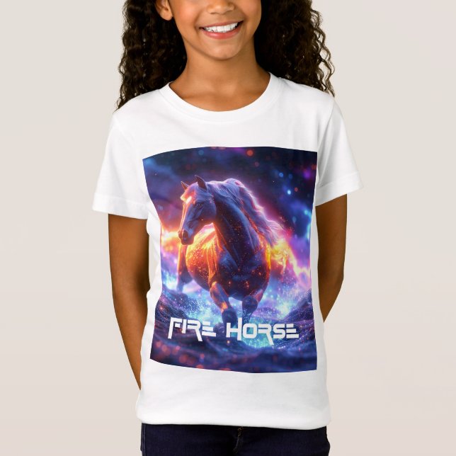 FEUERPFERD - CHINESISCHES STERNZEICHEN 2026 T-Shirt (Vorderseite)