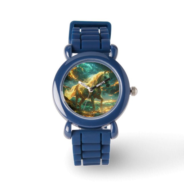 FEUERPFERD - CHINESISCHES STERNZEICHEN -  ARMBANDUHR (Vorderseite)