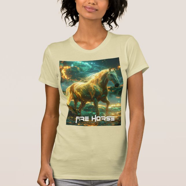FEUERPFERD - CHINESISCHES STERNZEICHEN -  T-Shirt (Vorderseite)